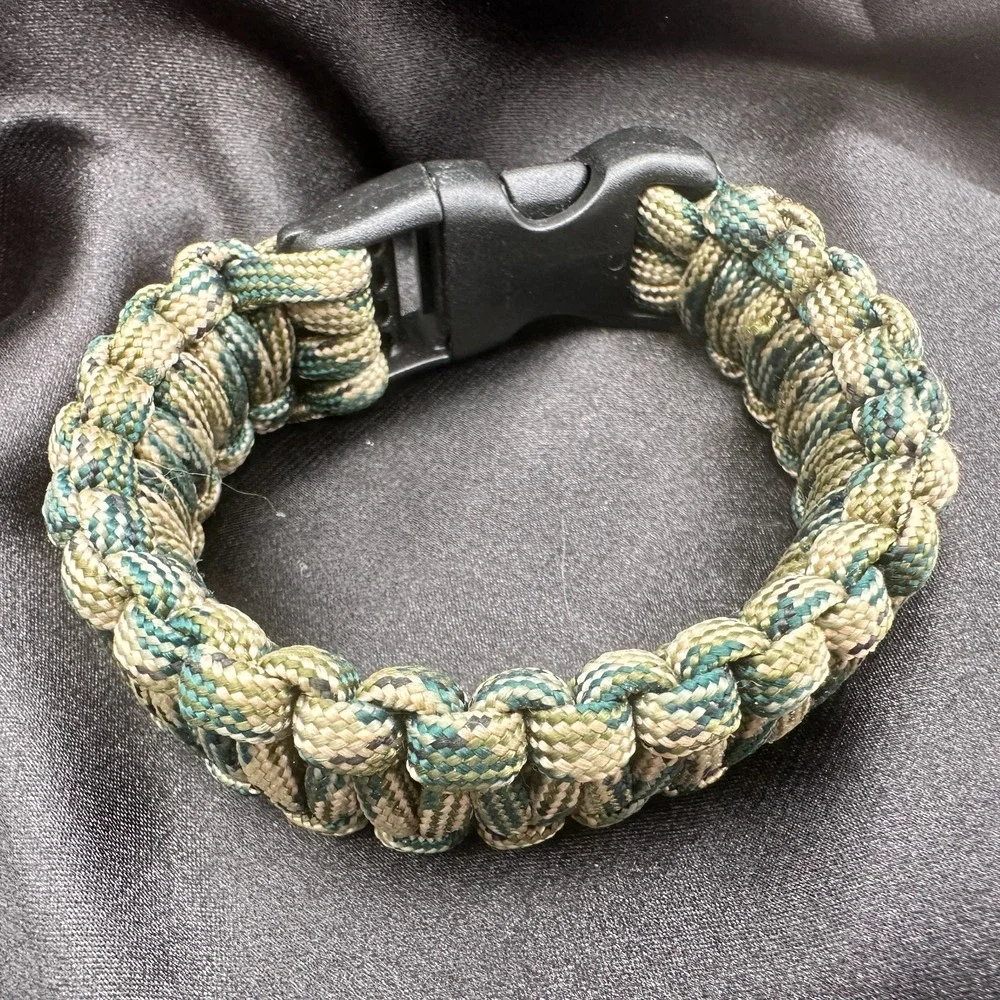 Vintage 90 Outdoor Paracord Survival Bracelet Unisex Classic Fashion Jewelry
